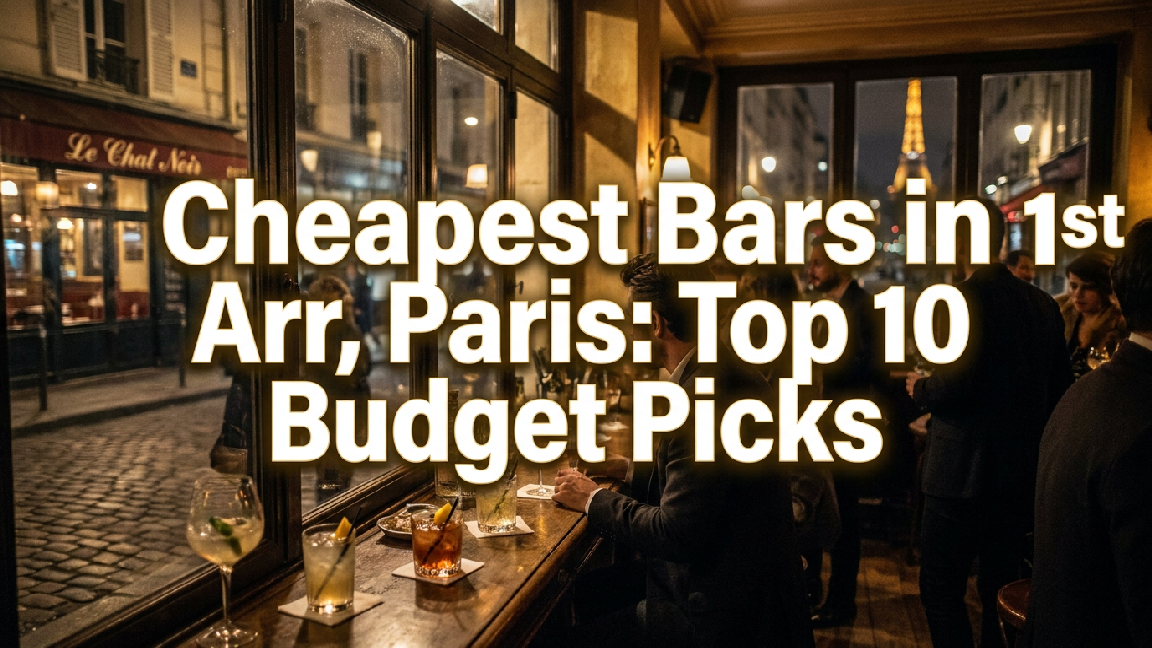 Cheapest Bars in 1st Arr, Paris: Top 10 Budget Picks