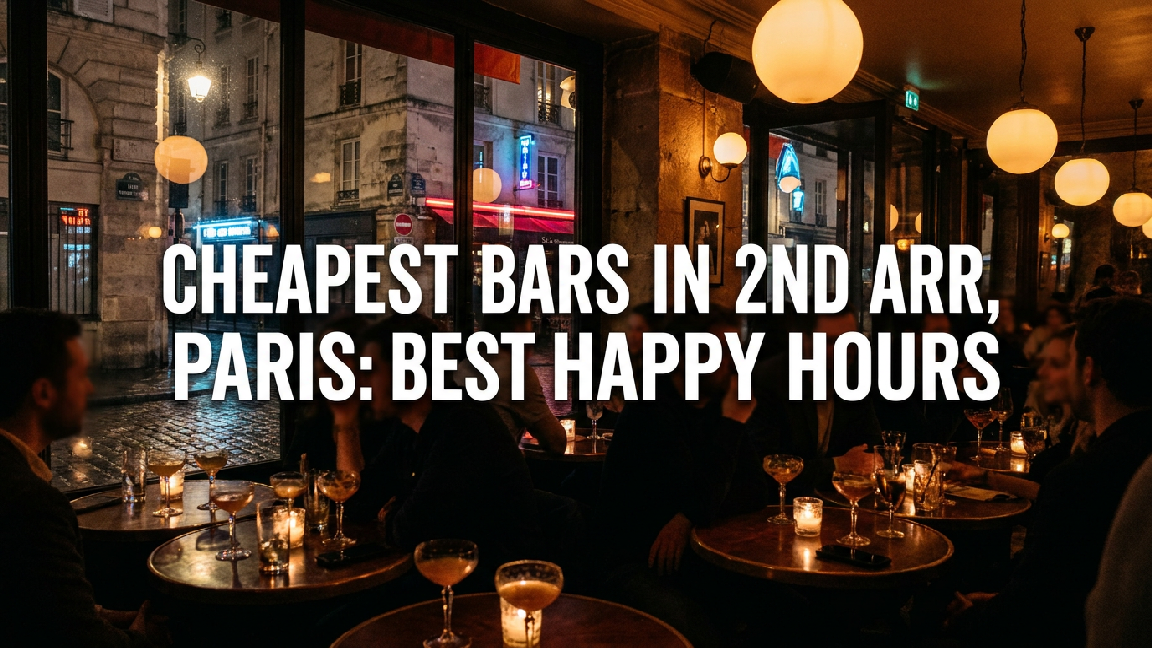 Affordable Bars in 2nd Arr, Paris: Best Happy Hour Deals
